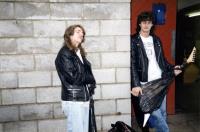 Alan and Nat enjoying the early start to the day's recording.