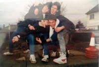 Clockwise from top-left: Nat, Alan, Martyn and John